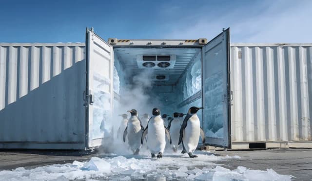 Refrigerated container transport